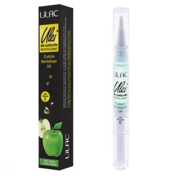 Ulei pentru Cuticule Tip Stilou Lila Rossa Green Apple, 3 ml