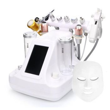 Aparat Cosmetic Profesional Micro-Dermabraziune, Ultrasunete, Lifting Multipolar RF, Ten si Ochi Microcurent BIO, Radiofrecventa Masca LED Lifting Profesional Salon