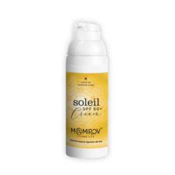 Cremă Soleil factor protecție solară SPF 50+, Momirov Cosmetics, 50ml