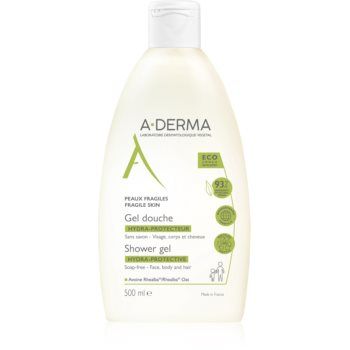 A-Derma Hydra-Protective gel de dus delicat pentru intreaga familie