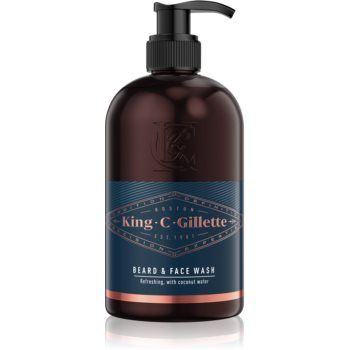 King C. Gillette Beard & Face Wash șampon pentru barbă