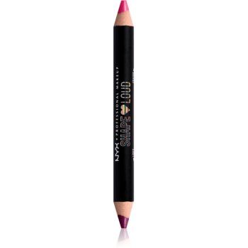 NYX Professional Makeup Lip Liner Duo Pride Line Loud ruj + creion contur pentru buze cu efect matifiant