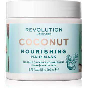 Revolution Haircare Hair Mask Coconut masca hranitoare pentru păr Revolution Haircare Hair Mask Coconut masca hranitoare pentru păr