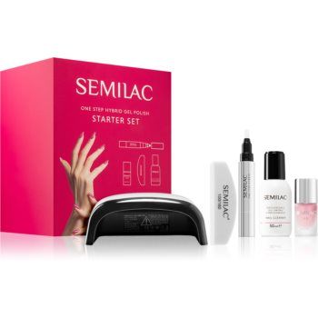 Semilac One Step Hybrid Starter Set set pentru manichiură perfectă de firma original