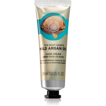 The Body Shop Wild Argan Oil crema de maini cu ulei de argan ieftina