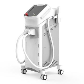 Aparat 2in1 Epilare Definitiva Ice Platinum 755, 808, 1064nm Dioda Laser + ND YAG PicoTECH, 1.000.000 Impulsuri, Epilare Laser Profesionala Salon TEC+Sapphire Refrigeration DUOWay D3NY