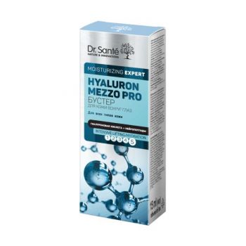 Booster cu Acid Hialuronic si Neuropeptide pentru Conturul Ochilor Dr. Sante, 15 ml la reducere