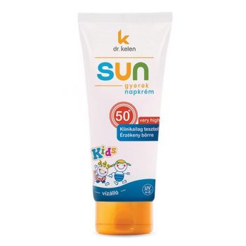 Crema pentru Copii cu Protectie Solara Sun SPF50+ Dr. Kelen, 100 ml la reducere