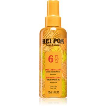 Hei Poa Monoi Suncare ulei spray pentru bronzare SPF 6 ieftina