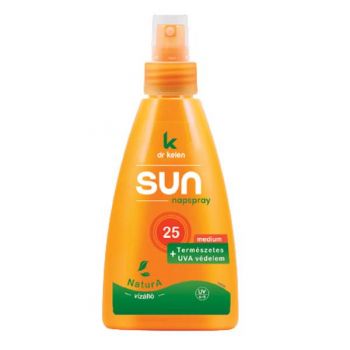 Spray pentru Protectie Solara Sun SPF25 Natura Dr. Kelen, 150 ml