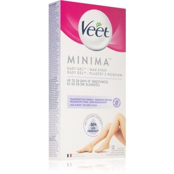 Veet Minima Hypoallergenic benzi depilatoare cu ceara rece pentru picioare