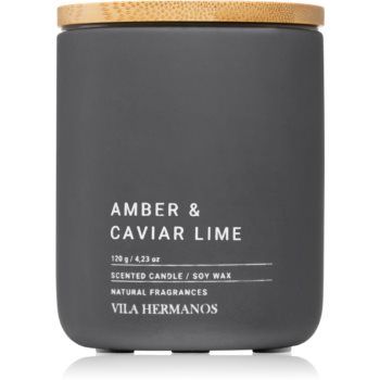 Vila Hermanos Concrete Amber & Caviar Lime lumânare parfumată ieftin