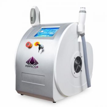 Aparat 2in1 Epilare Definitiva Ice Platinium OPT IPL SHR E-light + RF Coolying System 300.000 Impulsuri, Epilare Laser Profesionala Salon Bellisima-DUO