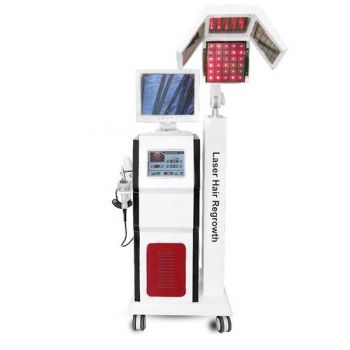 Aparat Regenerare Capilara LED Dioda Laser Rece 650nm, Refacere fir par Profesional Salon Anti Cadere Par Violla