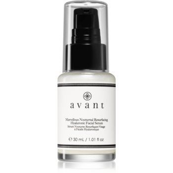 Avant Age Restore Marvellous Nocturnal Resurfacing Hyaluronic Facial Serum ser de noapte pentru finisarea contururilor