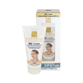 Crema cu protectie solara BB-Cream Health and Beauty Dead Sea, light, SPF 30, 80 ml
