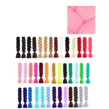 Extensii Colorate pentru Impletituri Roz Lucy Style 2000, 1 buc ieftina