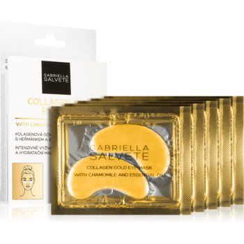 Gabriella Salvete Eye Mask Collagen Gold Masca pentru ochi pentru reducerea cearcanelor cu colagen