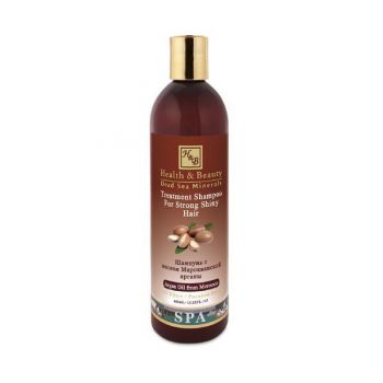 Sampon tratament cu argan pentru par lucios si puternic, Health and Beauty Dead Sea, 400 ml