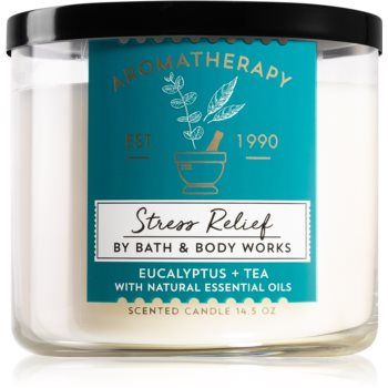 Bath & Body Works Aromatherapy Eucalyptus & Tea lumânare parfumată