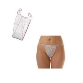 Chiloti (Bikini) de unica folosinta din TNT 40 grame, cu elastic, pachet 50 buc. ambalate individual