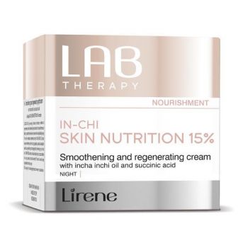Crema de noapte LAB Therapy nutritiva, cu efect de netezire si regenerare cu ulei de incha inchi si acid succinic, 50ml Crema de noapte LAB Therapy nutritiva, cu efect de netezire si regenerare cu ulei de incha inchi si acid succinic, 50ml