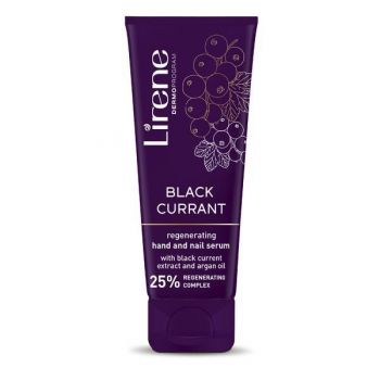 Crema-ser de maini Lirene, cu efect regenerator si extract din coacaze negre, 75ml