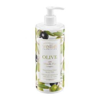 Lapte de corp hranitor Vellie Olive cu ulei de masline si complex Vitaoils Plus, 400ml de firma originala