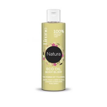 Ulei elixir ECO pentru corp LIRENE NATURA, cu 100% ingrediente de origine naturala, 100ml de firma original