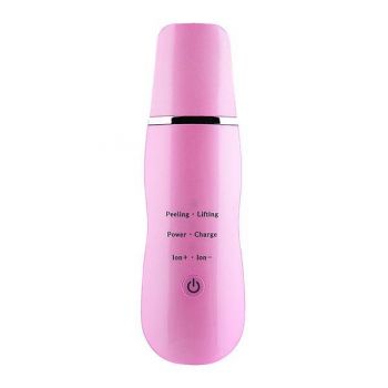 Aparat Cosmetic Skin Scrubber, Peeling Exfoliator Facial, Multi-Functional Face Lifting Beauty Machine, Pink, Perfect de firma originala