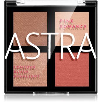 Astra Make-up Romance Palette Patela pentru conturul fetei faciale