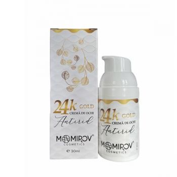 Cremă Antirid 24K pentru Ochi, Momirov Cosmetics, 30 ml