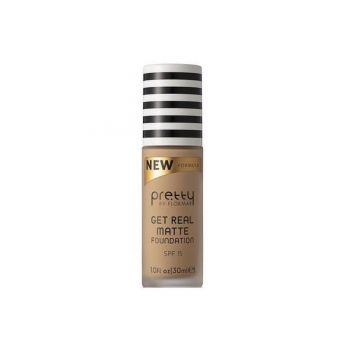 Fond de ten Pretty by Flormar Get Real Matte 05 Soft Beige, 30 ml ieftin