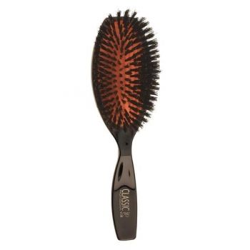 Perie pneumatica barber/coafor/frizerie/extensii din par natural, cu par de mistret 74 - Sinelco Perie pneumatica barber/coafor/frizerie/extensii din par natural, cu par de mistret 74 - Sinelco