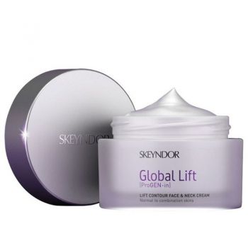 Crema Redarea Fermitatii Ten Normal si Mixt - Skeyndor Global Lift Contour Face and Neck Cream Normal to Combination Skins 50 ml