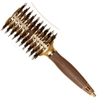 Perie Curbata Termica Mare - Olivia Garden NanoThermic Contour Vent Hairbrush Large NT - CVL ieftin
