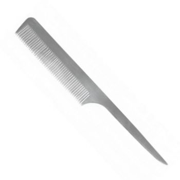 Pieptan Aluminiu cu Coada - Prima Aluminium Hair Teasing Comb with Handle de firma original