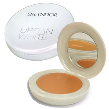 Pudra Compacta Matifianta 01 - Skeyndor Urban White Matt Compact Powder SPF50 Medium/ Dark ieftin