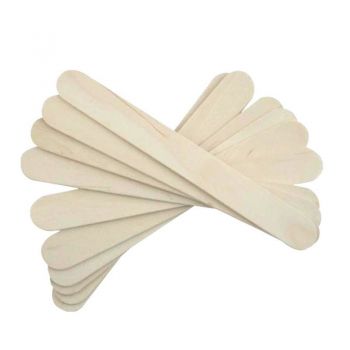 Spatule Lemn Mari Neambalate - Prima Wooden Spatules, 100 buc