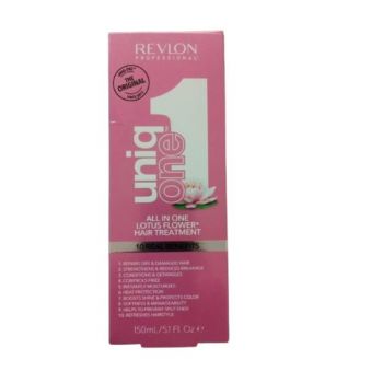 Tratament Termic si Nutritiv- Revlon Professional Uniq One All In One Lotus Flower Hair Treatment 150 ml la reducere