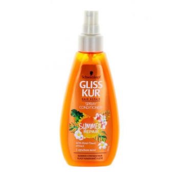 Balsam spray pentru par, Schwarzkopf, Gliss Kur, Summer Repair, 150 ml