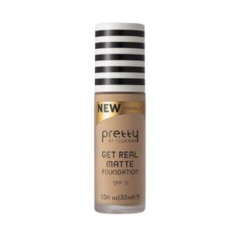 Fond de ten Pretty by Flormar Get Real Matte 02 Pastelle , 30 ml