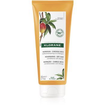 Klorane Mango Nourishing Conditioner Dry Hair balsam hranitor pentru par uscat