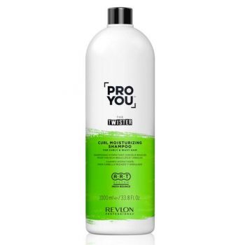 Sampon Hidratant pentru Parul Ondulat - Revlon Professional Pro You The Twister Curl Mosturizing Shampoo, 1000 ml