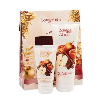 Set cadou femei, pentru hidratarea corpului, cu extract de mar si scortisoara Set cadou femei, pentru hidratarea corpului, cu extract de mar si scortisoara