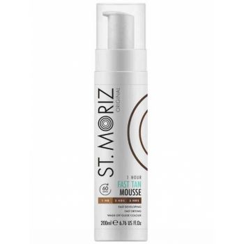 Spuma Autobronzanta Profesionala ST MORIZ Professional Fast Tan Mousse 1 Hour 2 Hrs 3 Hrs, 200 ml