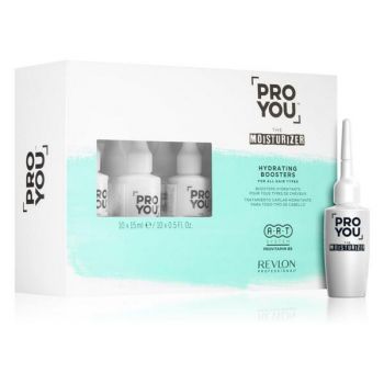 Tratament Hidratant Pentru Par - Revlon Professional Pro You the Moisturizer Hydrating Boosters, 10x15 ml la reducere