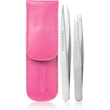 Tweezerman Professional Seturi pentru voiaj pentru sprâncene culoare Pink