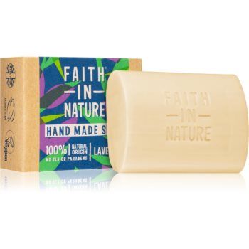 Faith In Nature Hand Made Soap Lavender Sapun natural cu esente de lavanda de firma original