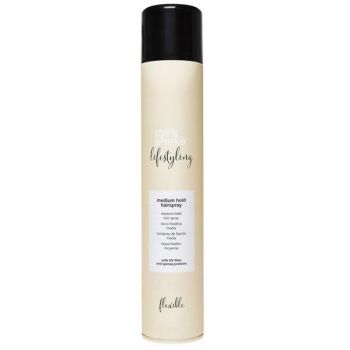 Fixativ pentru par cu fixare medie Milkshake Lifestyling Medium Hold Hairspray, 500 ml